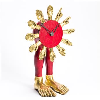 PEDRO FRIEDEBERG Hand and Foot Clock.